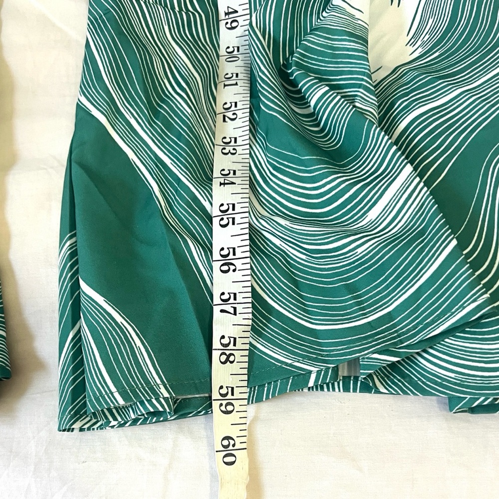 Abstract Wide-Leg Palazzo Jumpsuit Tall Fit Spring Statement, EUC, SIZE S(Tall) - Picture 6 of 8